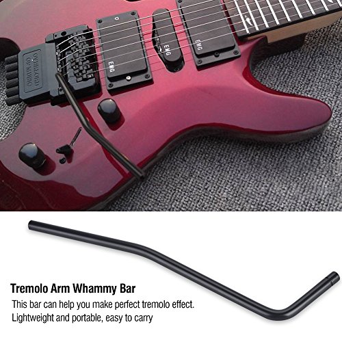 Alomejor Tremolo Bar Musiclily Guitar 6mm Double Tremolo Arm Whammy Bar for Tremolo System Electric Guitar Replacement