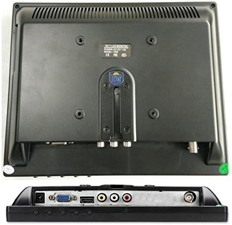 BW 10" inch LCD Color Multimedia Monitor CCTV Monitor with HDMI/AV/VGA/BNC Inputs for PC CCTV Camera Security DVR System (Highlight LED/CCFL Lamps - Image 5