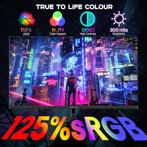 XUNDEFINED 27 inch 1440P Gaming Monitor, 200Hz Fast IPS WQHD 2K Computer Monitor with Speaker, Free-Sync & G-SYNC, 125% sRGB, HDR10, HDMI x2, DisplayPort x2, VESA Mountable, Tilt Adjustable, Eye Care