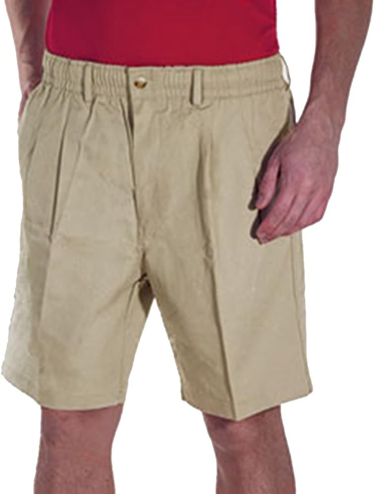 big and tall elastic waist shorts