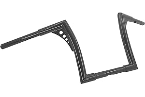 12" Rise Fat Ape Hangers Motorcycle Handlebars Batwing For Harley Softail FLST FXST Custom Sportster XL Touring Road King