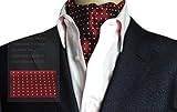 Mens Cravat Self Tie Woven Ascot Paisley Jacquard Luxury, One Size, Color 12