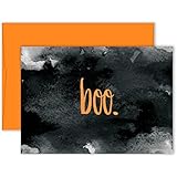 Palmer Street Press Boo! Spooky Halloween Party Invitations (Set of 12 Invitations + 12 Orange Envelopes)
