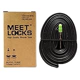 MEETLOCKS®700x18-23C Road Bike Inner Tube, Fully Thread Presta, Standard 32mm, Long 48mm, 60mm Presta Valve with Copper Stem for Deep Section Rims, Fits 700x18mm Road Tire, Reliable Inner Tube for Road Cycling, Training and Commuting(1pc/2pcs/4pcs pack)