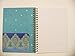 Carolina Pad Studio C College Ruled Foil Cover Spiral Notebook ~ Taj Mahal (Blue, Green and More; 5