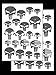 Acid Tactical® 2PACK Camouflage EasyPeel Spray Paint Cerakote Camo Gun Stencils Punisher Skulls