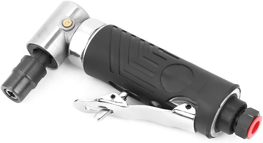 90° Angle Air Die Grinder - 1/4" BSP Pneumatic Grinder With Accessories For Professional Polishing & Grinding