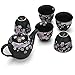 Seb's Kitchen Japanese Handcrafted Cherry Blossom 6pc Tea Gift Set