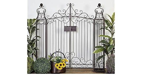 Deco 79 41391 Metal valla de jardín, 64 por 152,4 cm: Amazon.es: Hogar