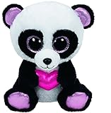 Ty Beanie Boos Cutie Pie The Panda with Heart Plush