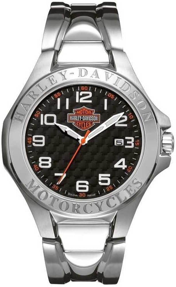 HarleyDavidson Homme Bulova Montre Bracelet 76B148 Amazon.fr Montres