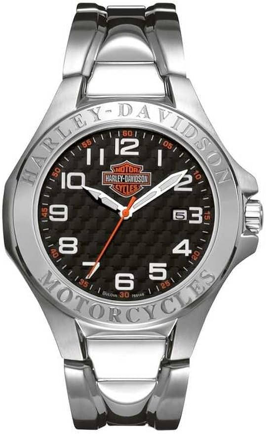 HarleyDavidson Homme Bulova Montre Bracelet 76B148 Amazon.fr Montres