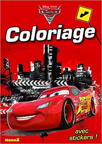 Cars 2 Coloriage Avec Stickers Ville Fond Rouge French Edition Wilkin Nathalie 9782508034824 Amazon Com Books