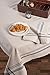 DII French Stripe Tabletop Collection Farmhouse Style Dining Table Linen Napkin Set, 20x20, Taupe/Black, 6 Piece