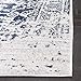 Safavieh Madison Collection MAD603D Cream and Navy Distressed Medallion Runner (2'3