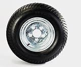 eCustomRim Trailer Tire On Rim 20.5X8-10 205/65-10 20.5X8.0-10 5 Lug E Wheel Galvanized