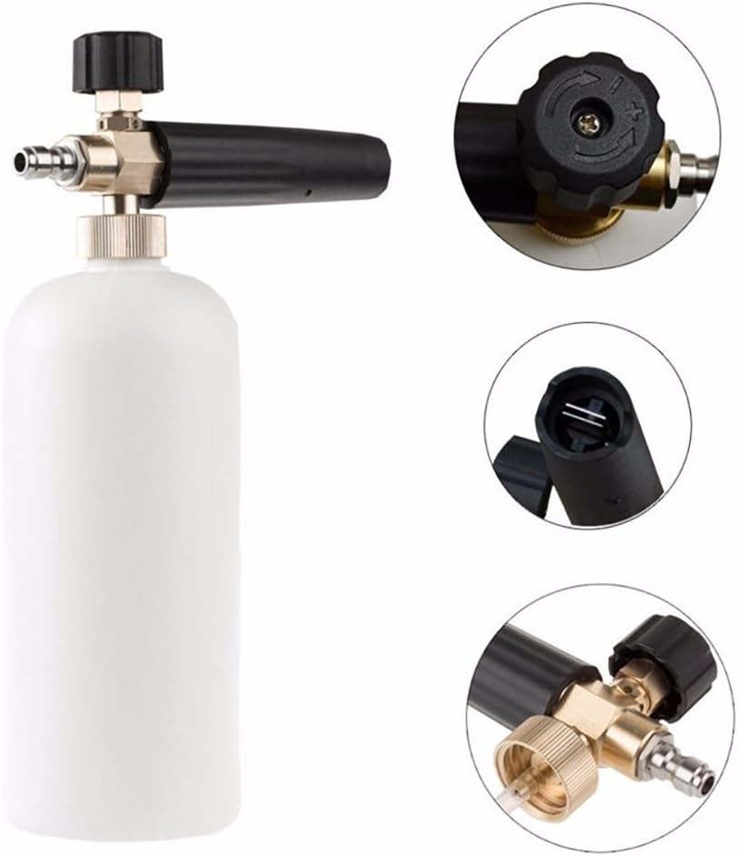 MINGOU Adjustable Snow Foam Lance Washer Car Wash Gun Soap Pressure Washer Bottle(cw012-a)