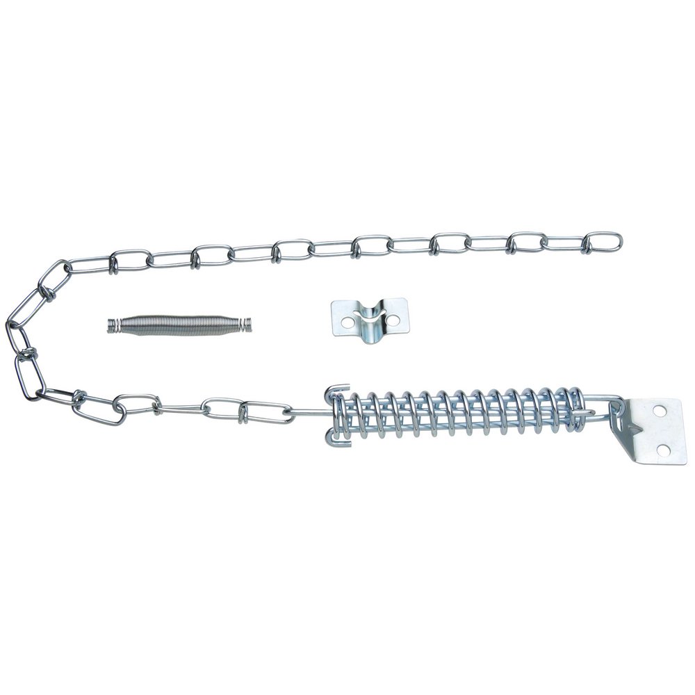 National Hardware Chain Door Stops, Zinc Plated N162-024 Chain Door Stop, Zinc Plated, 1 Pack