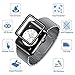 LuettBiden Compatible [2 - Pack] for Apple Watch 42mmTempered Glass Screen Protector, LuettBiden (Black) Anti-Scratch, Full Coverage Scratch-Proof Screen Film Compatible iWatch 42mm Series 1/2/3