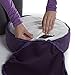 Gaiam Zafu Meditation Cushion - Round Yoga Pillow With Easy-to-Carry Handle - Floor Pillow For Pressure Relief - Machine Washable Cover (Sold Individually Or With Zabuton Bundle)