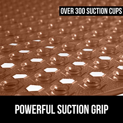 Gorilla Grip Patented Shower Stall Mat, 21x21, Machine Washable, Square