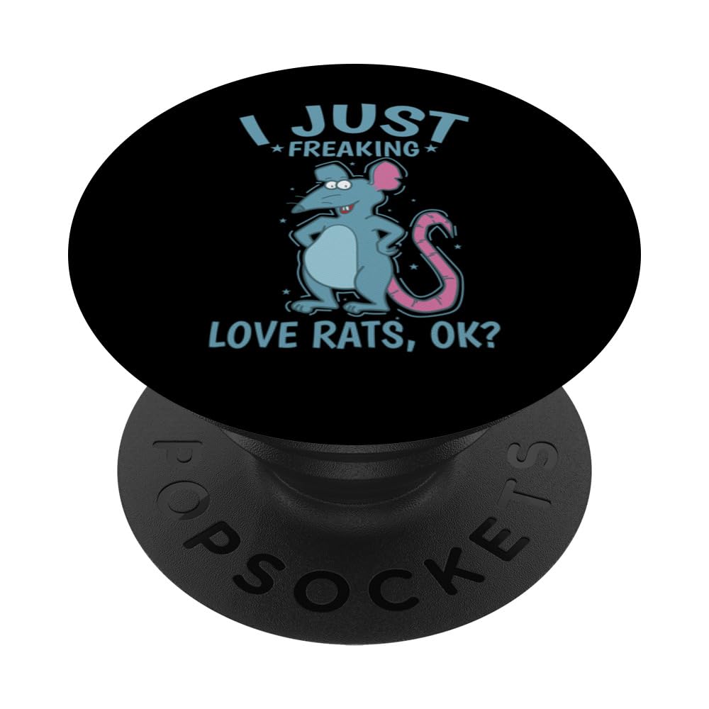 I Just Freaking Love Rats, ok? Rodent PopSockets Swappable PopGrip