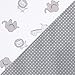 Gray Safari and Dot 2 Pack Fitted Crib Sheets - Safari Animals Scatter Print, Dots Print, Gray and White, Fully Elasticized, 8 in Deep Pockets, Fits Standard Crib Mattress 28 in x 52 in