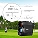 SUAOKI Golf Range Finder Laser Rangefinder 656 Yards/600 Meters with Flag-Lock, Fog, Distance, Speed Measurement, Black