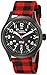 Timex Men's TW4B020009J Expedition Scout Red Buffalo Check Nylon Strap Watch