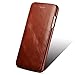 iPhone 6 Plus leather case, Icarercase Premium iPhone 6s Plus Genuine Leather Wallet Case Curve Edge Flip Style, Vintage Folio Cover for Apple iPhone6 Plus 5.5 Inch in Leather (Brown)