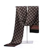 Hip Mall 100% Double Layer Silk Scarves Men Neckerchief