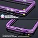 Costyle 10pcs/lot 10 Colors Clear Slim Bumper Cover Skin Case w/Metal Buttons Compatible iPhone 6 iPhone 6S 4.7 Inch-Black White Pink Purple Orange Yellow Blue Deep Blue Red Rose