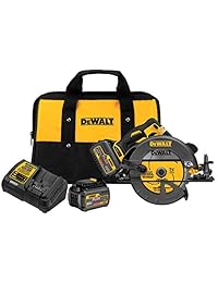 Sierra circular sin cepillo y kit de batería de 2, 7 1 4 pulgadas Dewalt DCS575T2 FLEXVOLT 60 V MAX