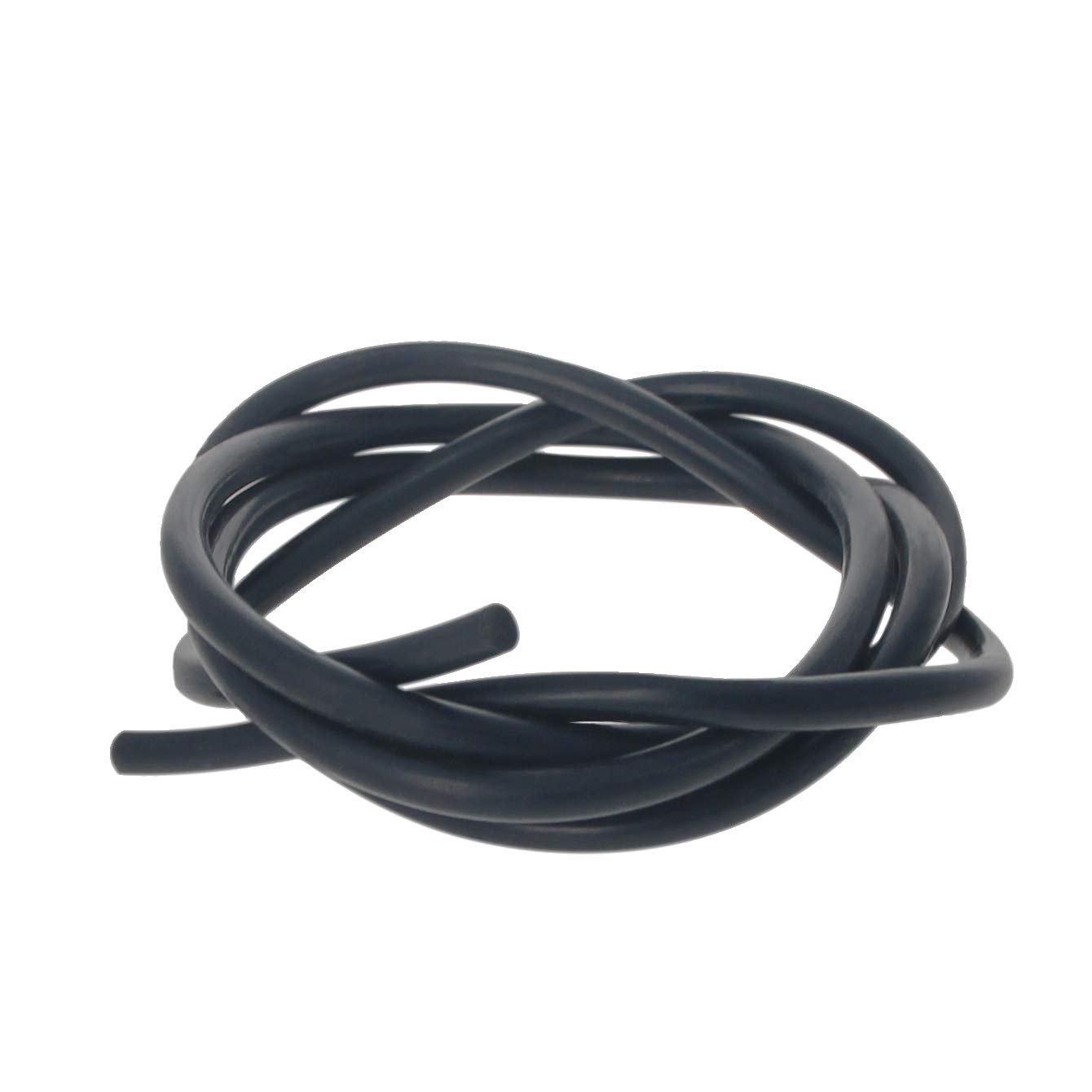 Othmro 0.2"(5mm) OD Soft Silicone Bending Insert Tube for Rigid Tubing, 3.28ft/1m Shaping Acrylic Rigid Tubing Repairs Accessory Bending Cord Black 1pcs