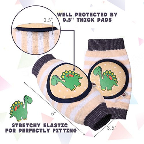 image for Ava & Kings Baby Knee Pads for Crawling - Babies Stuffs Gift Ideas for