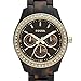 Fossil Women's Stella Quartz Stainless Steel and Resin Chronograph Watch, Color: Tortoise (Model: ES2795)