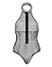 Svuencio Sexy Fishnet Teddy Lingerie Sheer Lace Mesh Bodysuit for Women