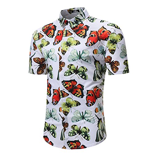 3 Vickyleb+T+Shirts+Butterfly+Printed+Summer