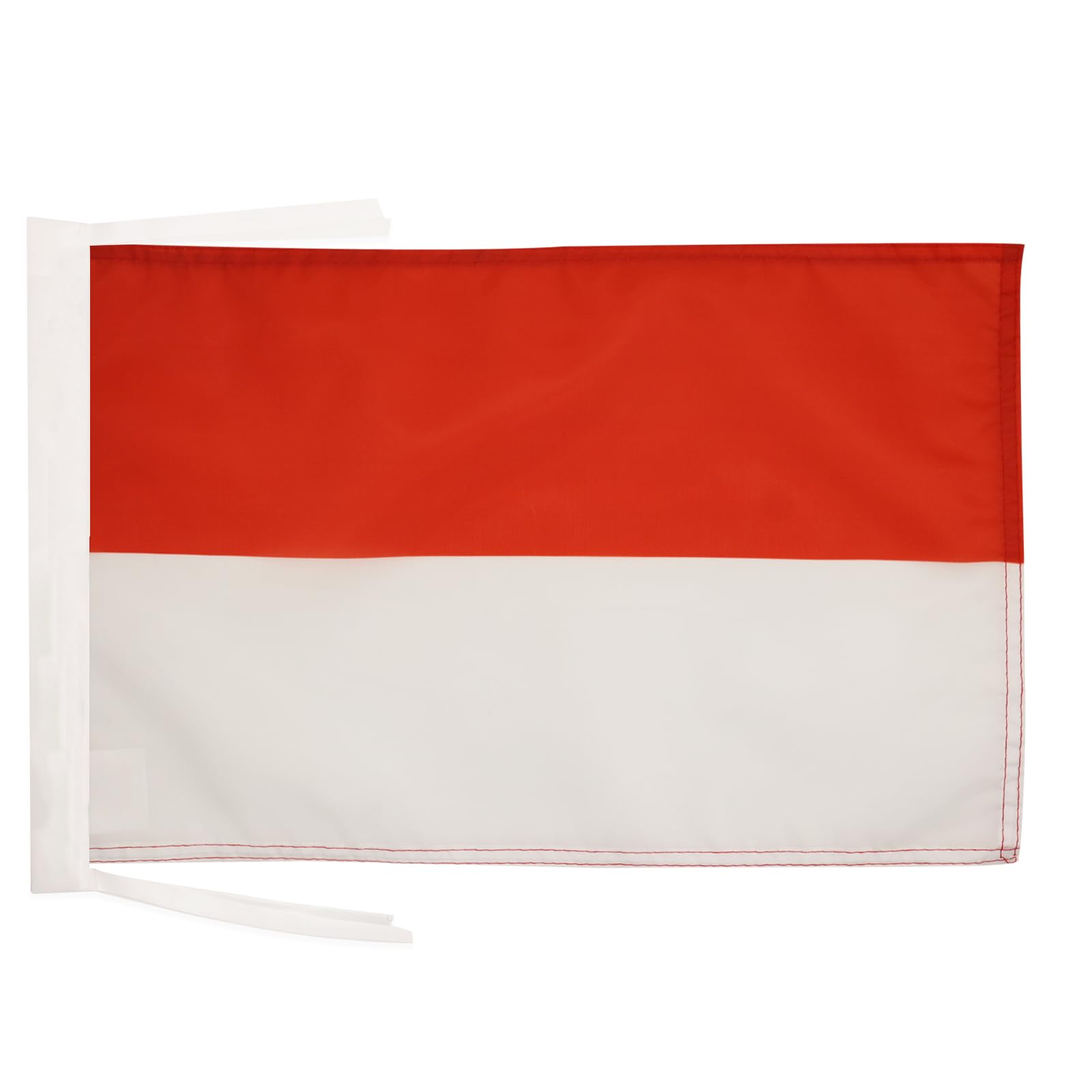 AZ FLAG - Indonesia Flag - 18'' x 12'' - 100% Polyester Indonesian Small Banner with Two Cords - Fade Resistant - Vivid Colors - 18x12 in - 45x30 Cm — image 1