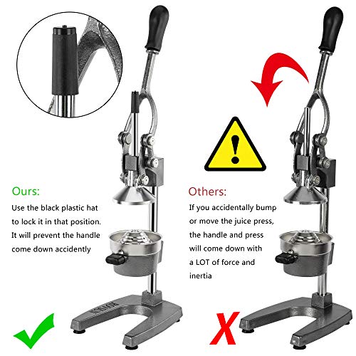 ROVSUN Professional Citrus Juicer Lemon Squeezer, Commercial Grade Manual Fruit Press Juicer for