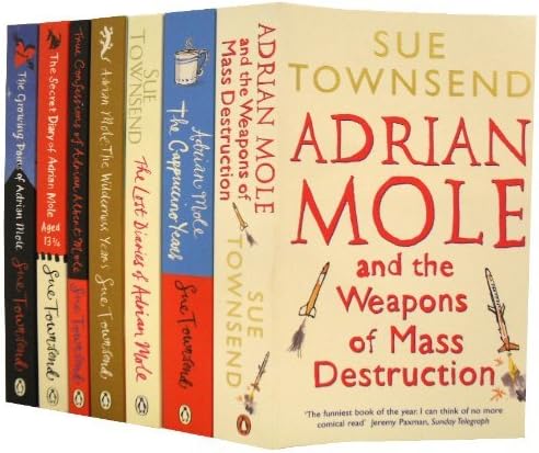 Adrian Mole Pack 7 Books Collection RRP£55.93 (The Secret Diary of Adrian Mole Aged 13 3/4, The Growing Pains of Adrian Mole, True Confessions of Adrian Albert Mole, Adrian Mole The Wilderness Years, The Cappuccino Years, The Lost Diaries of Adrian) (Adrian Mole)