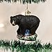 Old World Christmas Ornaments: Wildlife Animals Glass Blown Ornaments for Christmas Tree, Black Bear