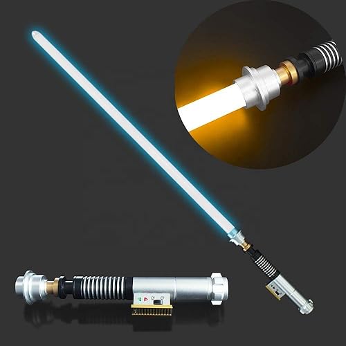 Lgtsaber Luke Skywalker Lightsaber With Control Case Single Colour Hot Star Wars Heavy Kraft Fx Saber Metal Hilt Foc Blaster High Quality Dueling Ultra Saber Video In Description Amazon De Handmade