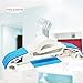 Premium Quality 10 Pack Coat Hangers Durable Non Slip Plastic Suit Clothes Hangers with hook Perfect for Pants, dress, jacket, Underwear and Shirt