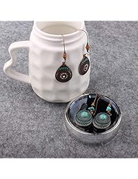 FUTTMI 6 Pairs Bohemian Vintage Dangle Earrings Metal Hollow Pendant Earrings Set Boho Chic Jewelry for Women Girls