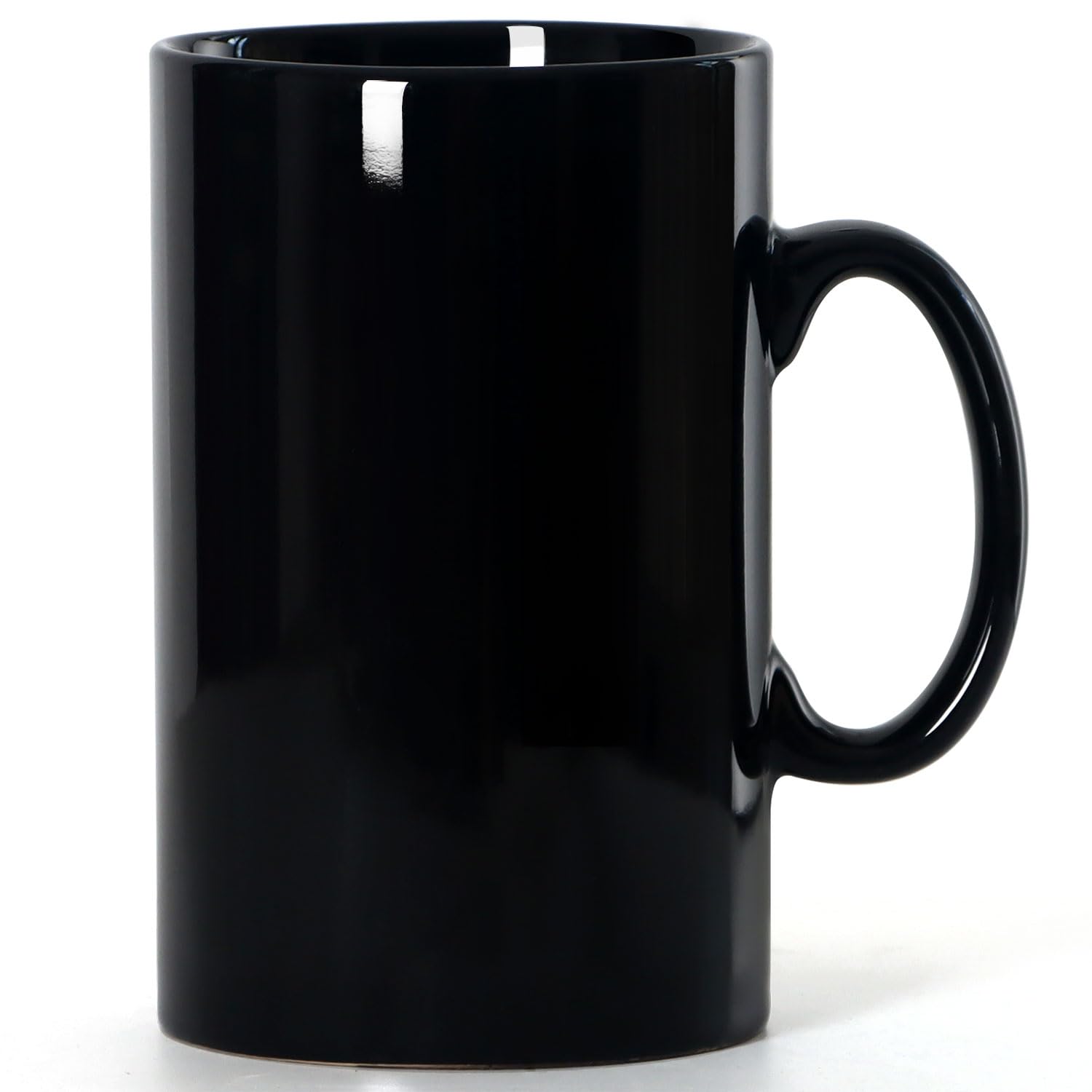Photo 1 of Smilatte 28 OZ Extra Large Ceramic Coffee Mug, M018 Classic Porcelain Boss Super Big Tea Cup with Handle for Office and Home, Black