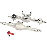 ZXYRC SCX10 CNC Metal Front Rear Straight Complete