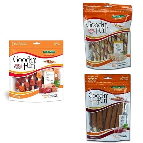 Good N Fun Triple Flavor Jerky Bundle With Ribs Twists And Kabobs
