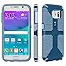 Speck Products CandyShell Grip Case for Samsung Galaxy S6 - Carrying Case - Frustration-Free Packaging - Harbor Blue/Periwinkle Blue