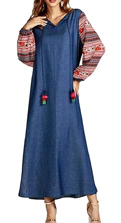 denim maxi dress amazon